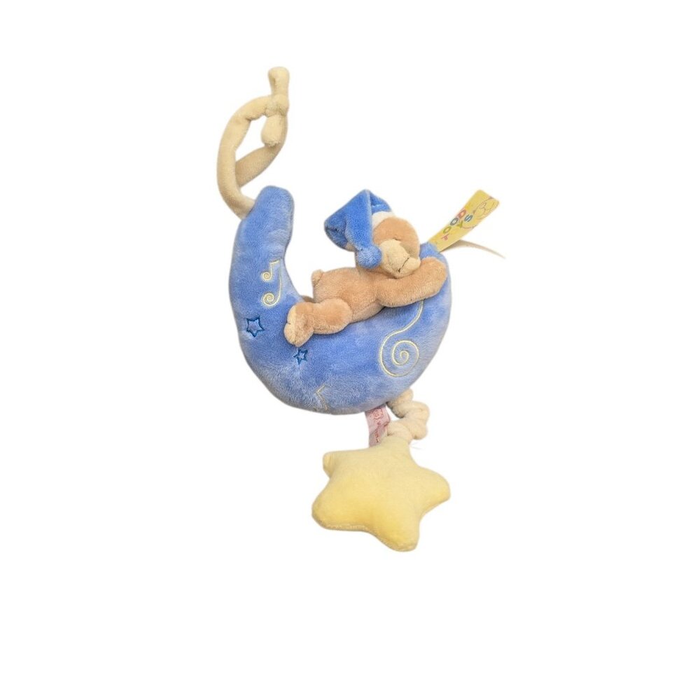 Woody's Toys Blue Moon W/ Bear musical Pull Tab Plush